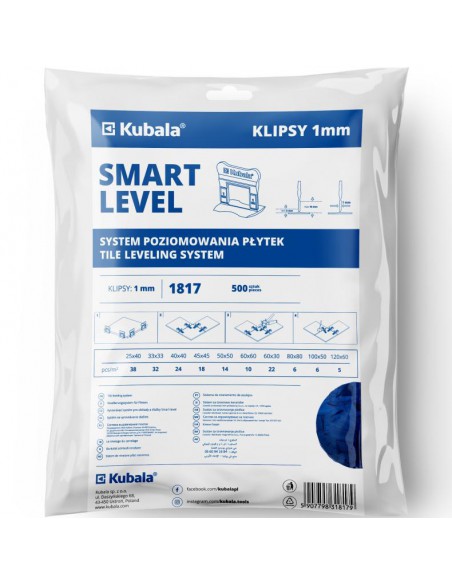 Kubala Smart Level System Poziomowania P Ytek Mm Klips Szt