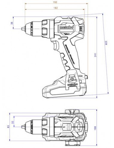 Metabo Sb Lt Bl Wiertarko Wkr Tarka Udarowa Akumulatorowa