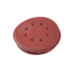 HITACHI PAPIER ŚCIERNY OKRĄGŁY 125 MM GR.60/80/120 - 15 SZT