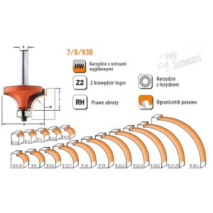 CMT FREZ ZAOKRĄGLAJĄCY HM R3 D18,7 I12,7 S8 938.187.11