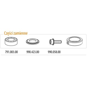 CMT FREZ PROSTY Z DOLNYM ŁOŻYSKIEM HM I12,7 D12,7 L57,8 S8 906.128.11