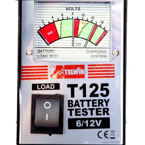 TELWIN TESTER AKUMULATORA  T125 POMIAR INSTALACJI 6-12V