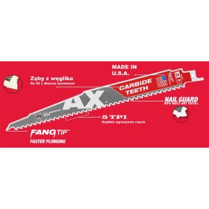 MILWAUKEE BRZESZCZOT UNIWERSALNY TCT AX Z WĘGLIKIEM 230MM
