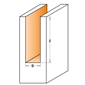 CMT FREZ PROSTY OSTRZEM WIERCĄCYM HM D15 I20 L60 S8 174.150.11
