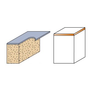 CMT FREZ DO LAMINATU Z ŁOŻYSKIEM DELRIN® HM D19 I15,87 L59,3 S8 907.190.11