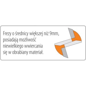 CMT FREZ PROSTY VHM D3 I8 L50 S8 911.030.11