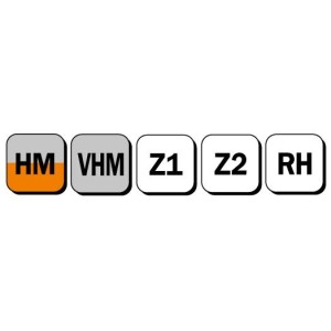 CMT FREZ PROSTY HM D19 I20 L57,2 S8 911.190.11