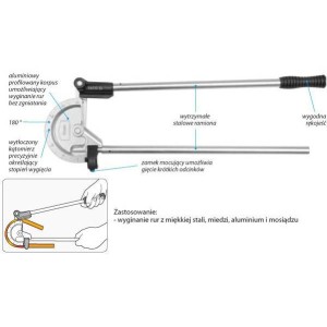 YATO GIĘTARKA RĘCZNA DO RUR 14MM