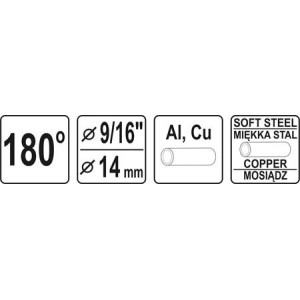 YATO GIĘTARKA RĘCZNA DO RUR 14MM
