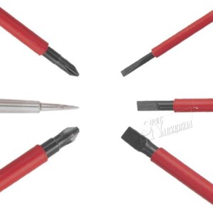 WIHA ZESTAW WKRĘTAKÓW DLA ELEKTRYKÓW IZOLOWANYCH VDE + PRÓBNIK 6 ELEMENTÓW