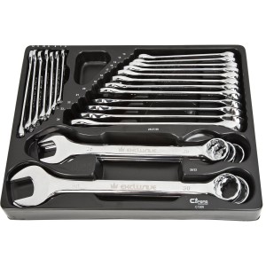 CORONA WKŁAD DO WÓZKA KLUCZE PŁASKO-OCZKOWE 6-32MM - 24 SZT.