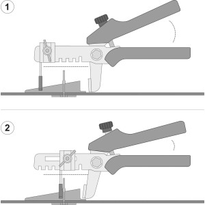 VOREL SZCZYPCE DO SYSTEMU POZIOMOWANIA PŁYTEK 04699