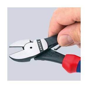 KNIPEX SZCZYPCE TNĄCE BOCZNE O ZWIĘKSZONYM PRZEŁOŻENIU 180MM