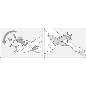 VOREL DZIURKACZ NASTAWNY 220MM 43600