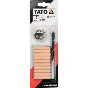 YATO YT-44111 ZESTAW DO WYKONYWANIA POŁĄCZEŃ KOŁKOWYCH O ŚREDNICY 8MM