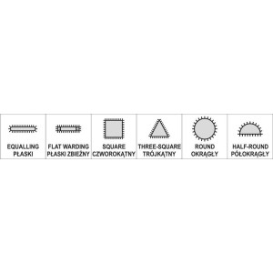 YATO PILNIKI I IGLAKI DIAMENTOWE 40X65X3MM ZESTAW 6SZT.