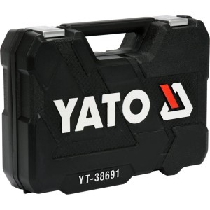 YATO ZESTAW KLUCZY NASADOWYCH Z GRZECHOTKĄ 1/2" 20EL.