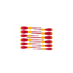 WIHA ZESTAW WKRĘTAKÓW IZOLOWANYCH DLA ELEKTRYKA SL/PH/PZ/TORX SOFTFINISH SLIMFIX VDE 12 SZT.
