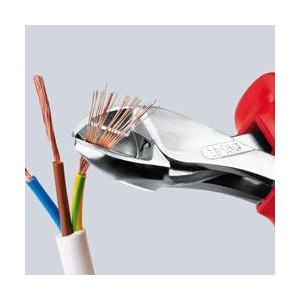KNIPEX SZCZYPCE TNĄCE BOCZNE X-CUT VDE IZOLOWANE 160MM