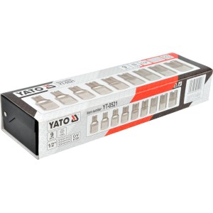 YATO ZESTAW NASADEK TORX E10-E24 1/2" 9SZT
