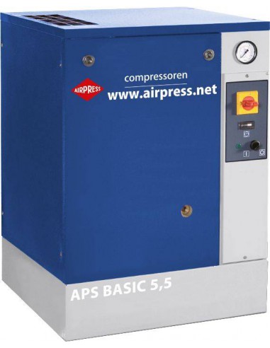 AIRPRESS KOMPRESOR ŚRUBOWY APS 5.5 BASIC 10 Bar 470L/MIN
