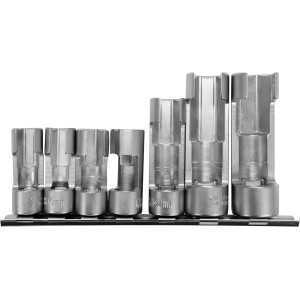 YATO ZESTAW NASADEK OTWARTYCH  1/2" 3/8" 10-19MM 7SZT.