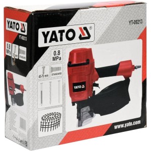 YATO GWOŹDZIARKA BĘBNOWA NA GWOŹDZIE PNEUMATYCZNA 15° 45-70MM
