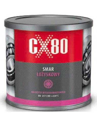 CX80 SMAR DO ŁOŻYSK WYSOKOOBROTOWYCH DO MASZYN WENTYLATORÓW OSUSZACZY PUSZKA 500G