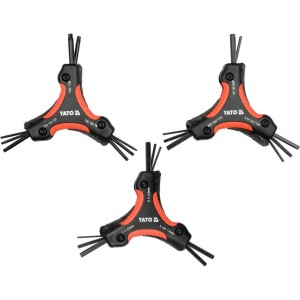 YATO KLUCZE IMBUSOWE CRV IMBUS TORX METRYCZNE CALOWE ZESTAW 26SZT.