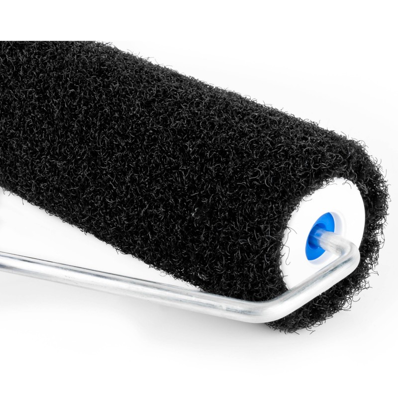 KUBALA WAŁEK POLIAMIDOWY Z UCHWYTEM DO NAKŁADANIA GŁADZI CZARNY 220MM