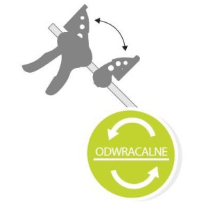 PIHER ŚCISK STOLARSKI QUICK MINI DWUSTRONNY ODWRACALNY 15CM 750N