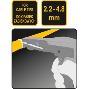 VOREL ZACISKACZ DO NYLONOWYCH OPASEK KABLOWYCH