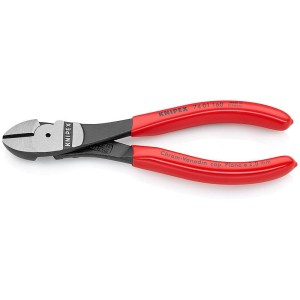 KNIPEX SZCZYPCE TNĄCE BOCZNE O DUŻYM PRZEŁOŻENIU 160MM