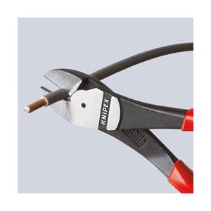 KNIPEX SZCZYPCE TNĄCE BOCZNE O DUŻYM PRZEŁOŻENIU 160MM