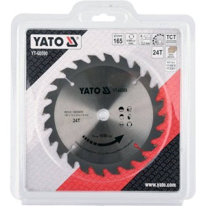YATO TARCZA TNĄCA WIDIOWA DO DREWNA TCT 165X16MM 24Z