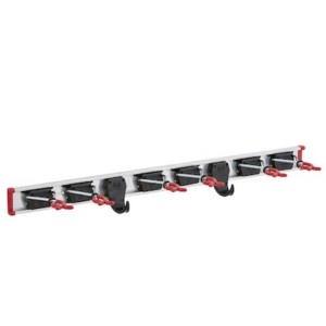 BRUNS LISTWA WIESZAK NA NARZĘDZIA UCHWYT 6 UCHWYTÓW 2 HAKI 75CM