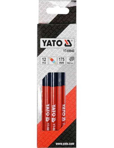 YATO Ołówki techniczne zestaw 12 szt