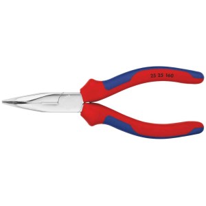 KNIPEX 25 25 160 SZCZYPCE TNĄCE PÓŁOKRĄGŁE (SZCZYPCE RADIOWE) CHROMOWANE 160MM