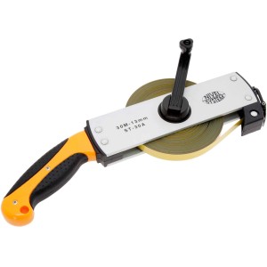 NIVEL SYSTEM TAŚMA MIERNICZA STALOWA ST-30A MIARA ZWIJANA Z ROZBIEGÓWKĄ 13MM 30M