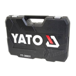 YATO ZESTAW KLUCZY 111SZT 1/4 3/8 1/2 Z GRZECHOTKĄ