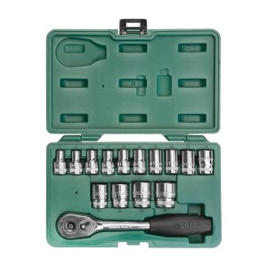 SATA KLUCZE NASADOWE 1/2" 6-KĄT ZESTAW 15 ELEMENTÓW