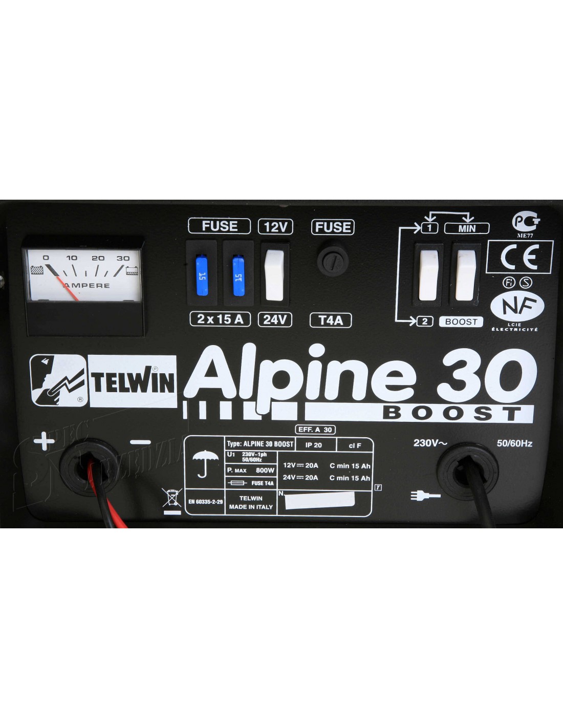 Motorrad-Autoladegerät Telwin Alpine 30 Boost 12 24 V