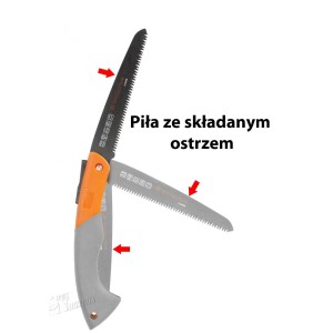 CORONA PIŁA DO GAŁĘZI DREWNA TEFLONOWA SKŁADANA PROSTA 180MM