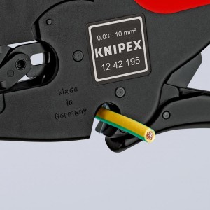 Knipex Szczypce Do Ściągania Izolacji Samonastawne 0,03-10mm 12 42 195