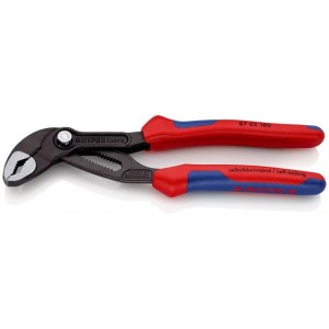 Knipex Szczypce Klucz Nastawne Rur Cobra Komp. Rączka 180 mm 87 02 180