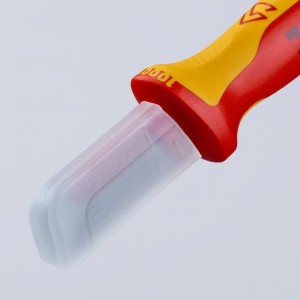 Knipex Nóż Do Ściągania Izolacji Monterski Izolowany VDE 98 54