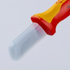 Knipex Nóż Do Ściągania Izolacji Monterski Izolowany VDE 98 52