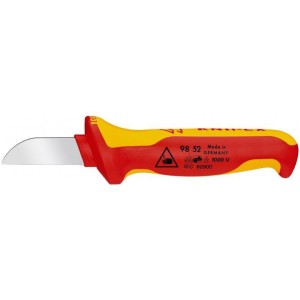 Knipex Nóż Do Ściągania Izolacji Monterski Izolowany VDE 98 52