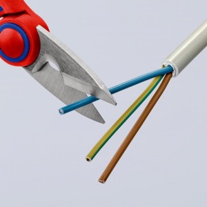 Knipex Nożyce Do Kabli Dla Elektryków z Zaciskarką Tulejek 160mm
