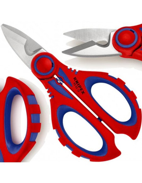 95 05 10 SB, Knipex 160 mm Stainless Steel Electricians Scissors